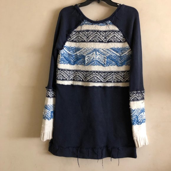 Free People Distressed Fair Isle Sweater - Picture 3 of 8
